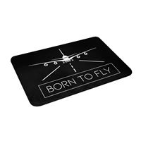 Born To Fly Doormat, black Born To Fly Doormat, black