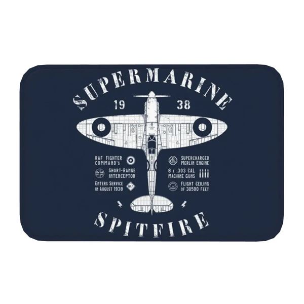 Rohožka Spitfire Supermarine, tm. modrá