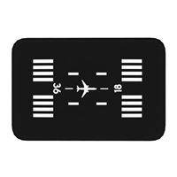 Runway Doormat, black