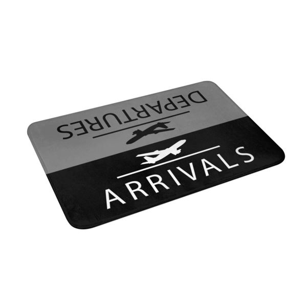 Rohožka Arrivals/Departures, šedá