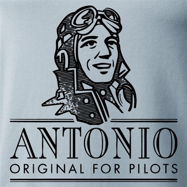 ANTONIO T-shirt with a helicopter ROBINSON R-44, grey, L