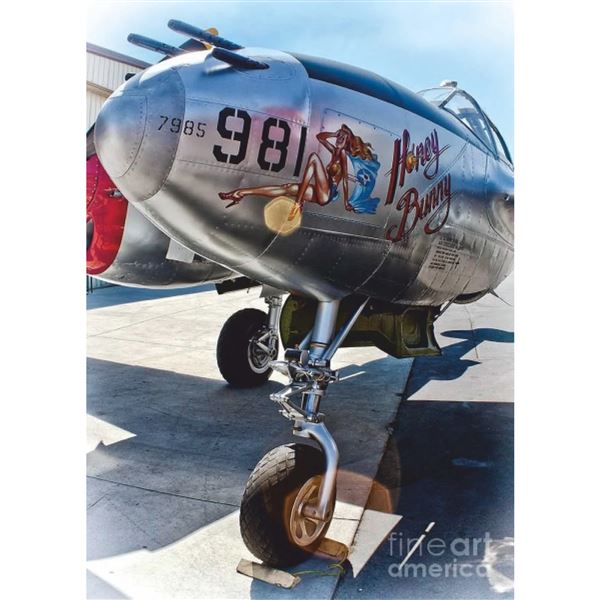 Hliníkový poster Lockheed P-38 Lightning