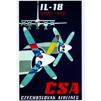 IL-18 CSA Aluminium Poster
