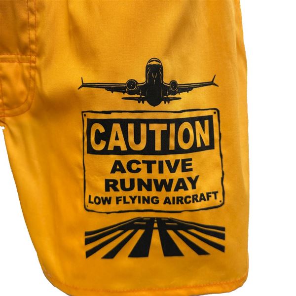 ANTONIO Pilotní boxerky ACTIVE RUNWAY žluté, XL