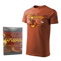ANTONIO T-Shirt pilot woman on RUNWAY, L