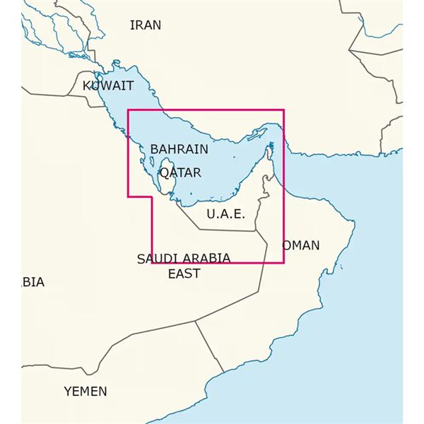 U.A.E.-Qatar-Bahrain VFR ICAO Chart 2025