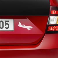 Sticker Airbus 319, Small - White Sticker Airbus 319, Small - White