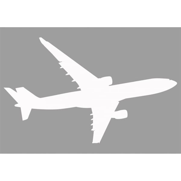 Sticker Airbus 330, Small - White