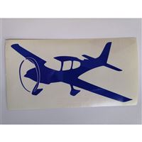 Sticker Cirrus 15x8, blue