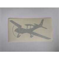 Sticker Cirrus 15x8, grey