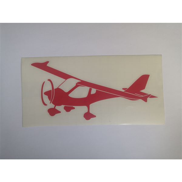 Sticker CTLS 15x7, red