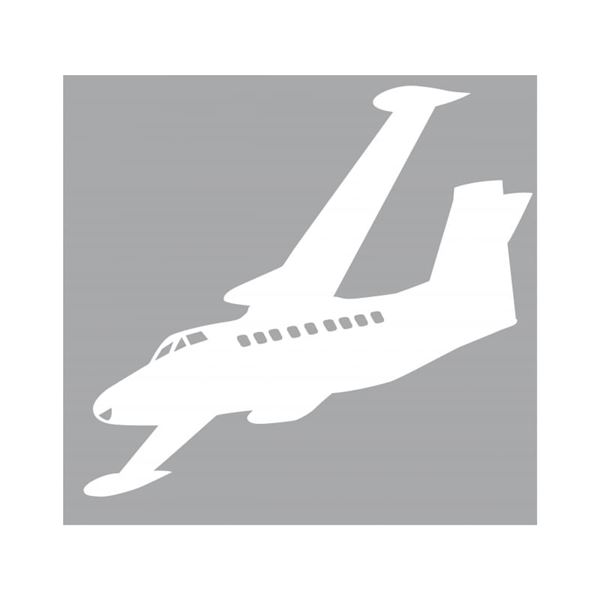 Sticker L-410, Small - White