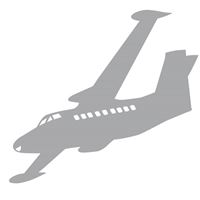 Samolepka L-410 19x18, šedá
