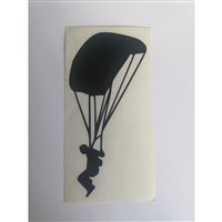 Sticker Skydiver 15x7, black