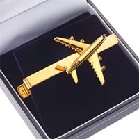 Airbus A380 Tie Bar, gold Airbus A380 Tie Bar, gold