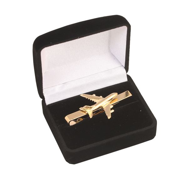 Tie Clip Airbus A380, gold