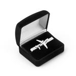 Tie Clip Boeing 737-800, silver