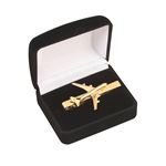 Tie Clip Boeing 747, gold