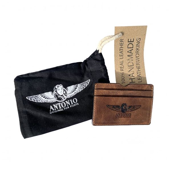 ANTONIO Leather card case SHELTER