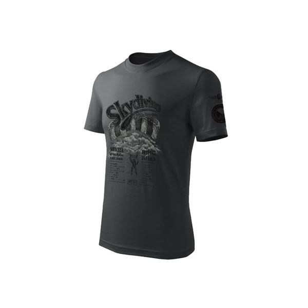 ANTONIO T-shirt SKYDIVING - CZ, grey, M