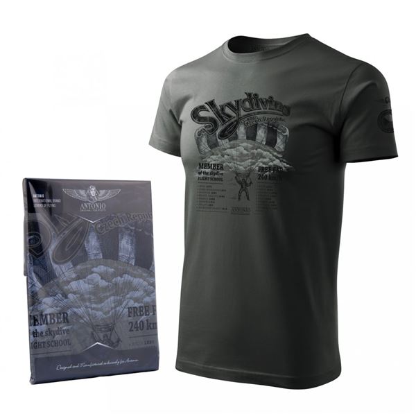 ANTONIO T-shirt adrenalin SKYDIVING CZ, M