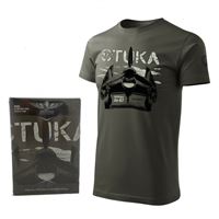 ANTONIO T-Shirt with Luftwaffe Junkers Ju-87 STUKA, L