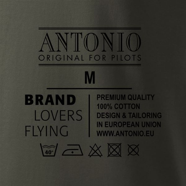 ANTONIO T-Shirt with Luftwaffe Junkers Ju-87 STUKA, M