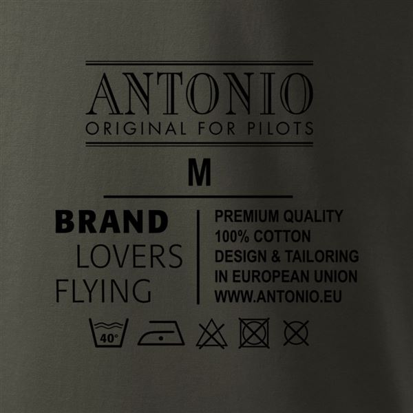 ANTONIO T-Shirt with Luftwaffe Junkers Ju-87 STUKA, XXL