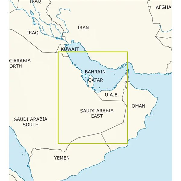 Saudská Arábie Východ VFR mapa 2023