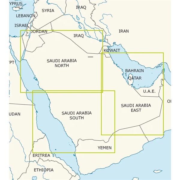 Saudi Arabia East VFR ICAO Chart 2025