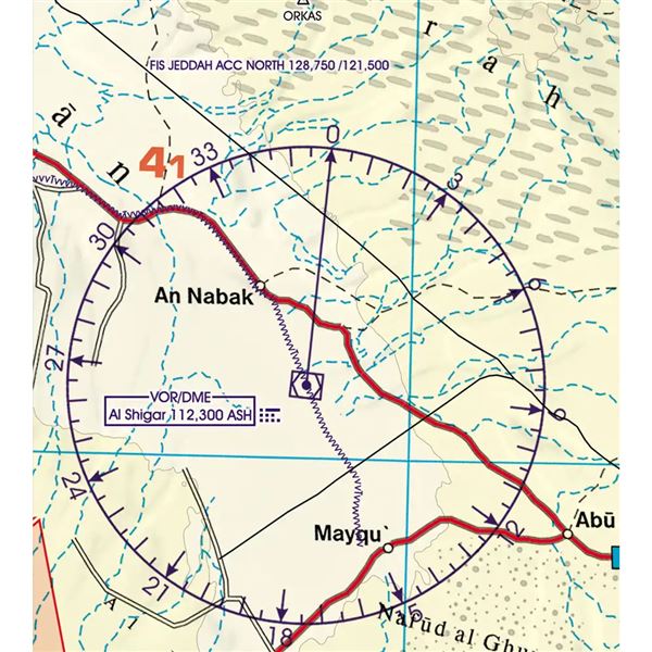 Saudi Arabia East VFR ICAO Chart 2025