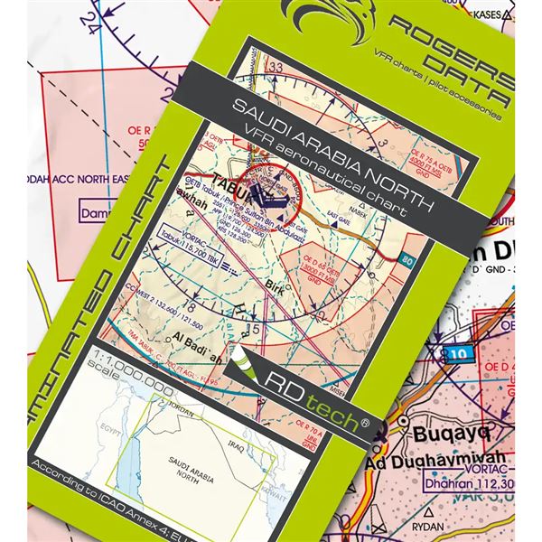 Saudi Arabia North VFR Chart 2024