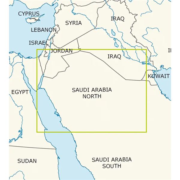 Saudi Arabia North VFR ICAO Chart 2025