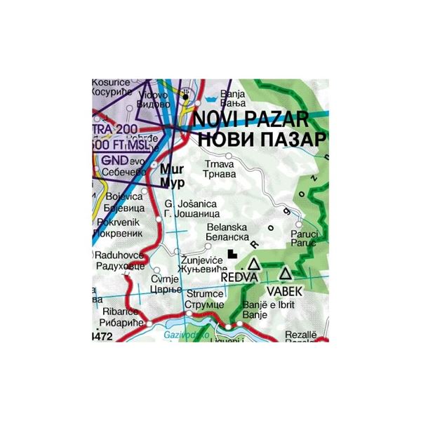 Serbia VFR ICAO Chart 2025