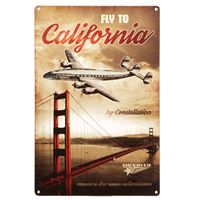 Cedule ,,Fly To California Clipper"