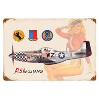 Cedule "MUSTANG salute"