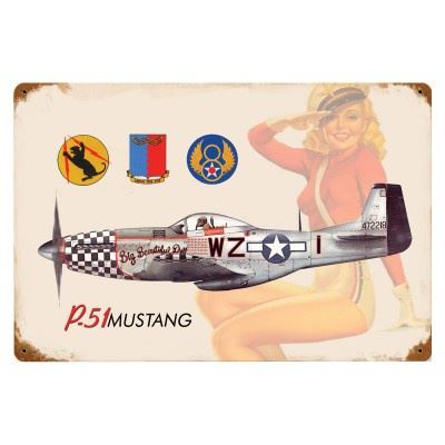 Cedule "MUSTANG salute"
