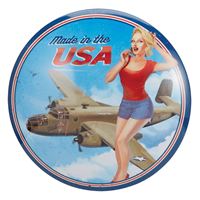 Sign "Made in the USA Pin-Up"