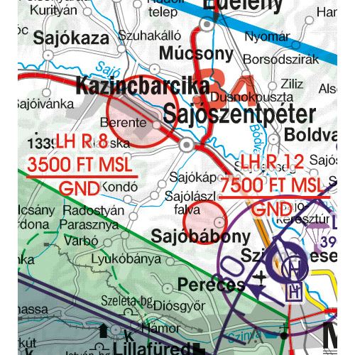 Slovakia VFR ICAO Chart 2025