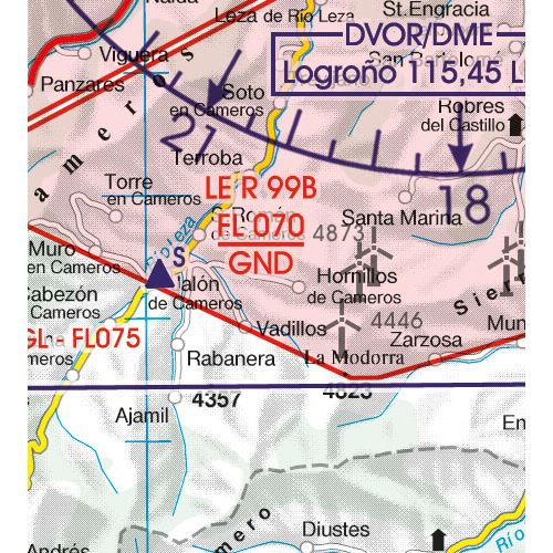 Spain North East VFR chart 2024