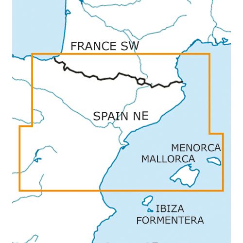 Spain North East VFR ICAO Chart 2025