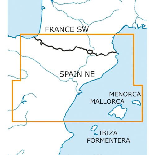 Spain North East VFR chart 2024