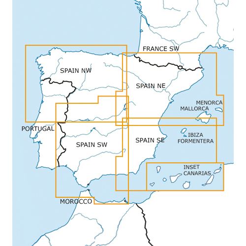 Španělsko Severovýchod VFR mapa 2024