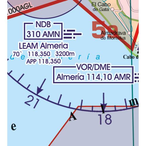 Spain North East VFR chart 2024