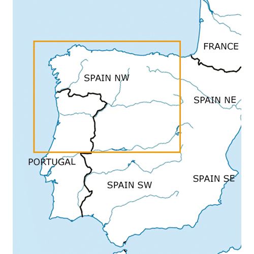 Spain North West VFR ICAO Chart 2025