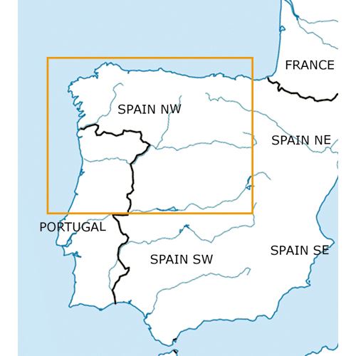 Španělsko Severozápad VFR mapa 2024