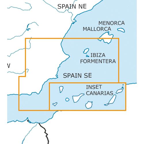 Španělsko Jihovýchod VFR ICAO mapa 2025
