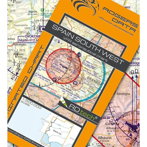 Spain South West VFR Chart 2024