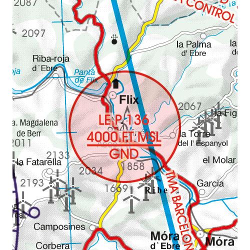 Spain South West VFR ICAO Chart 2025
