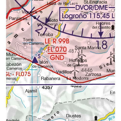 Spain South West VFR ICAO Chart 2025